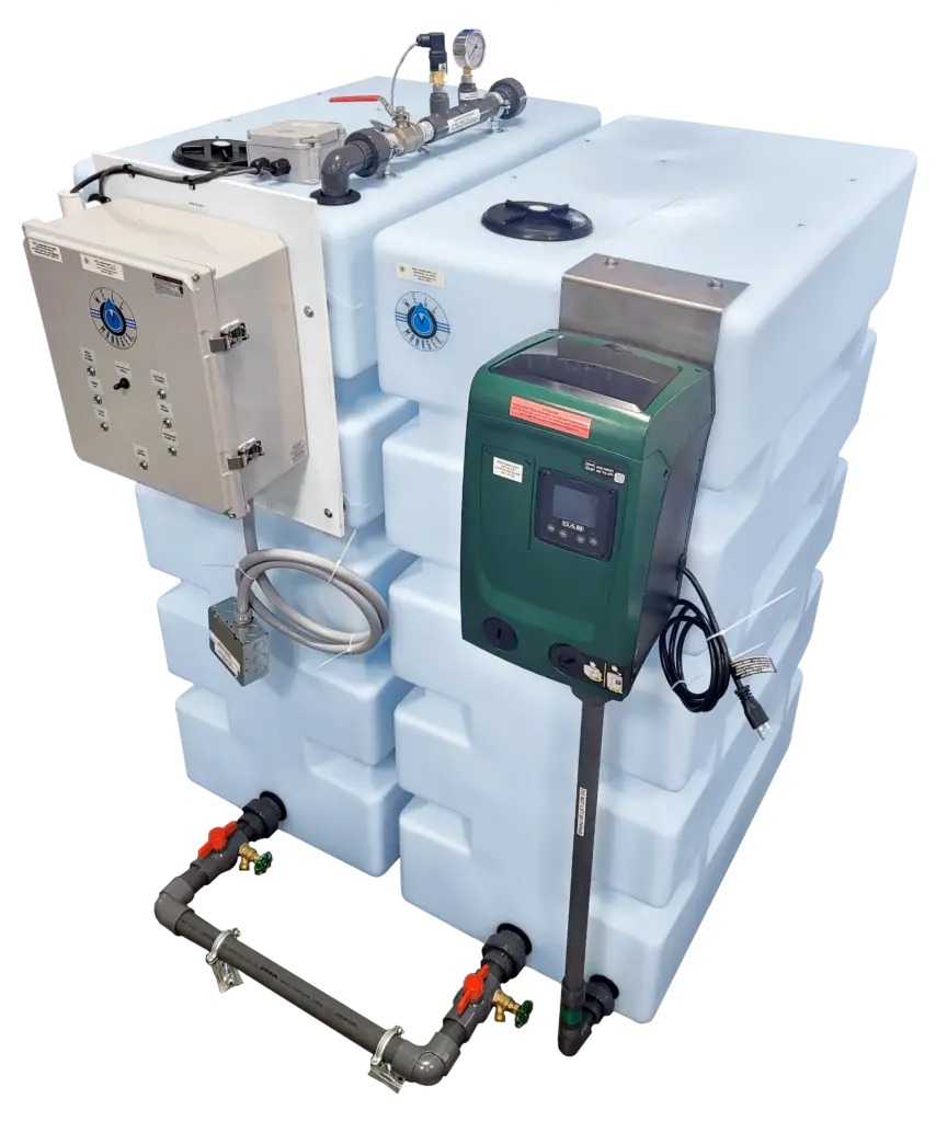 Well Manager 210 DAB-m 1HP Vertical 2 Tank System for Low Yield Wells and Low Water Pressure to provide reliable water supply and consistent pressure.