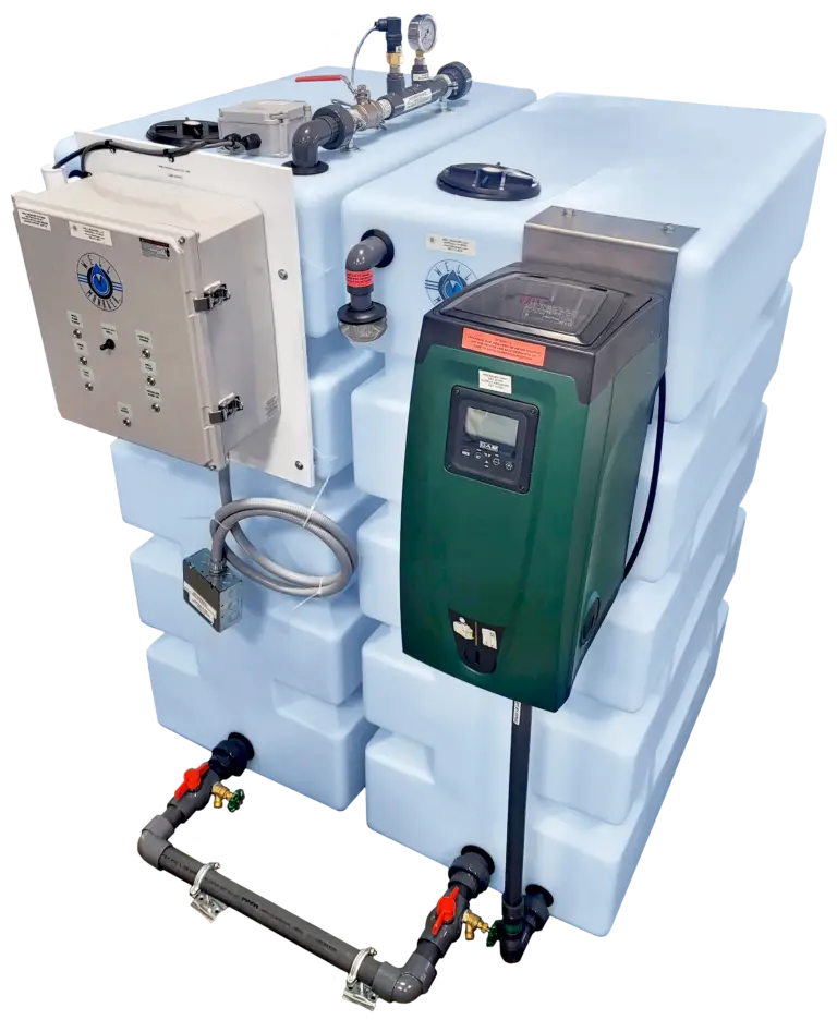 Well Manager 210 2 Tank Vertical System with an External DAB Pump of 2HP for Low Yield Wells and Low Water Pressure