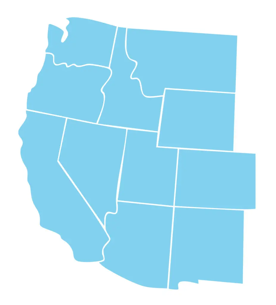 West Region of USA