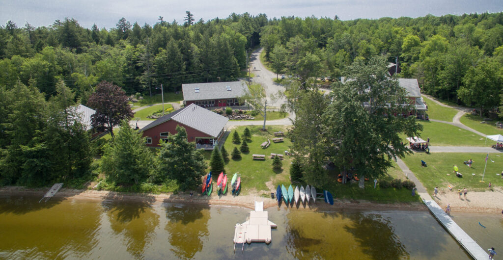 Pine Tree Camp Aerial Photo of Campgrounds and Lake