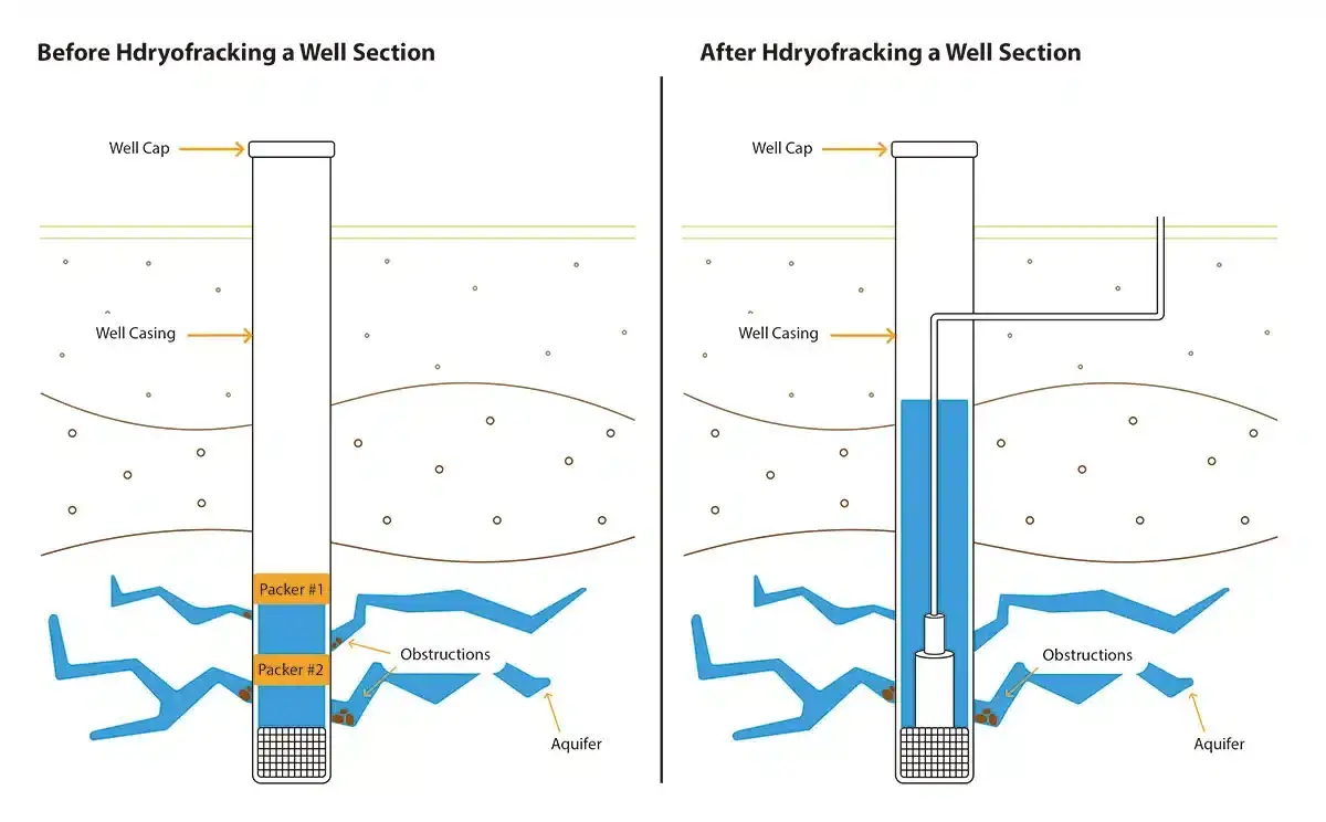 Hydrofracking - Low yield well solutions