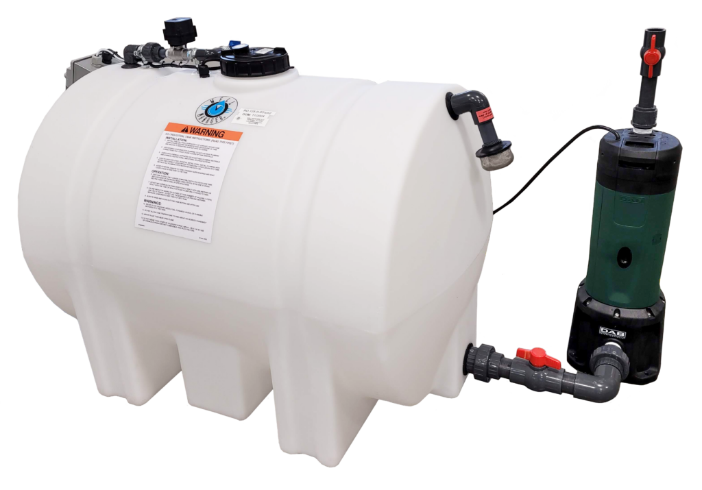 Custom RO Re-Pressurization System 125 gallon with an External DAB DTRON 2 Pump for Reverse Osmosis Filtration Re-Pressurization