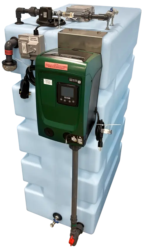 ConstaBoost™ 210 Vertical System with an External DAB E.SYBOX Mini 3 1HP Pump to solve low water pressure issues by providing consistent output pressure