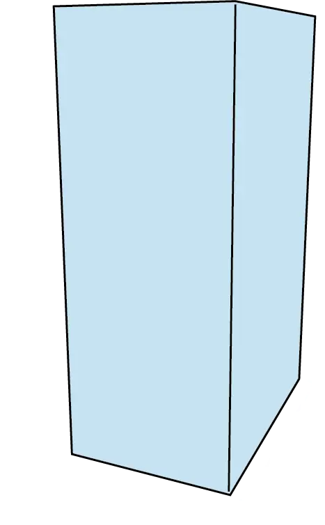 Water Storage Tank for emergency water storage in a Vertical Orientation