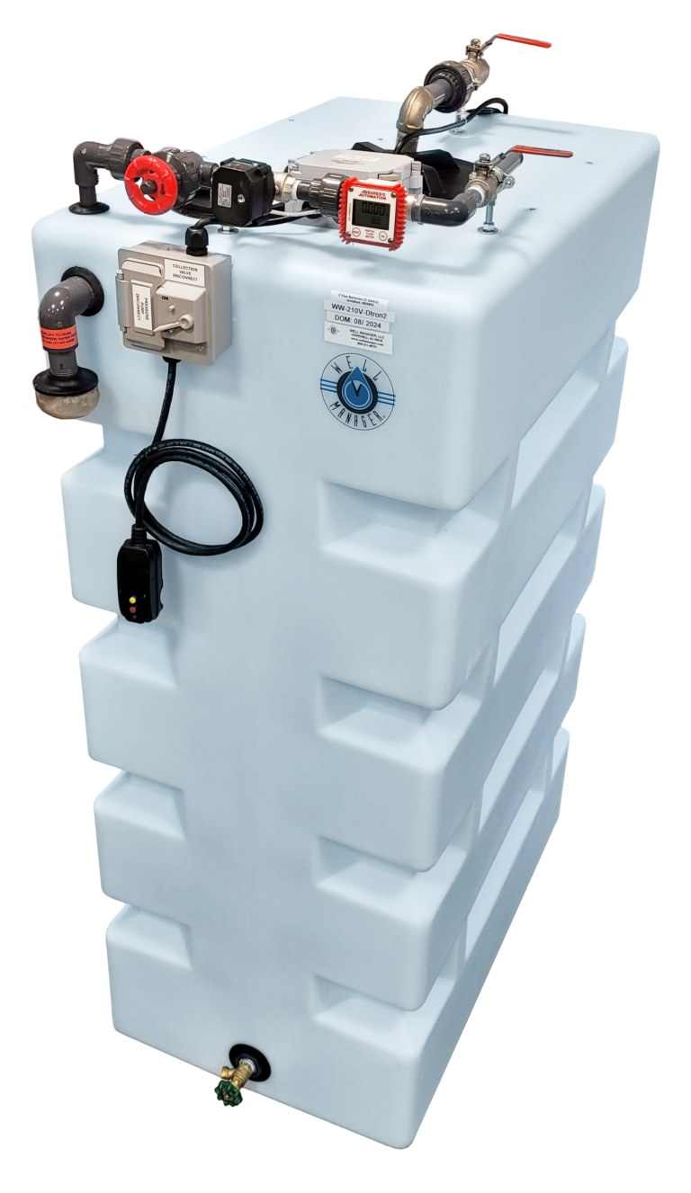 Well Watcher 210 Vertical System with an Internal DAB DTRON 2 Pump to provide consistent output pressure and water supply for homeowners and business owners.